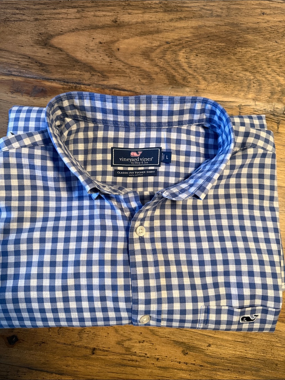 Vineyard Vines Classic Fit Tucker long sleeve shirt.